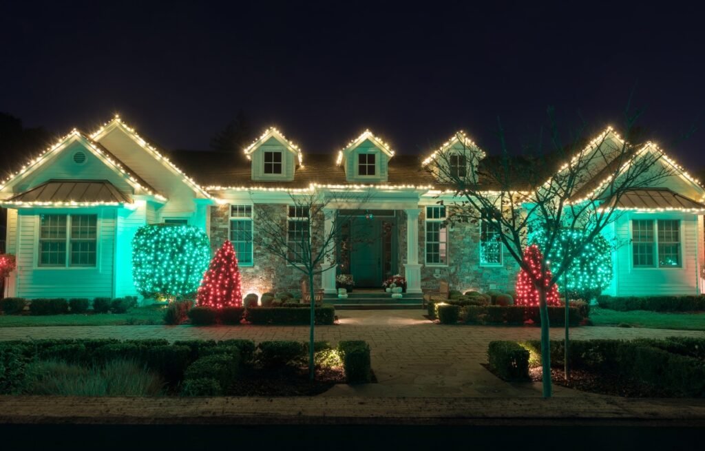 Christmas Light Installation in Portland